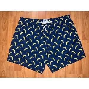 Bermies Banana Swim Shorts Trunks Bottoms Swimming Bananas Fruit 2.0 XL